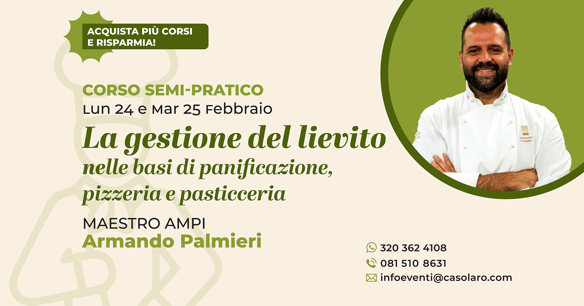 La gestione del lievito nelle basi di panificazione, pizzeria e pasticceria